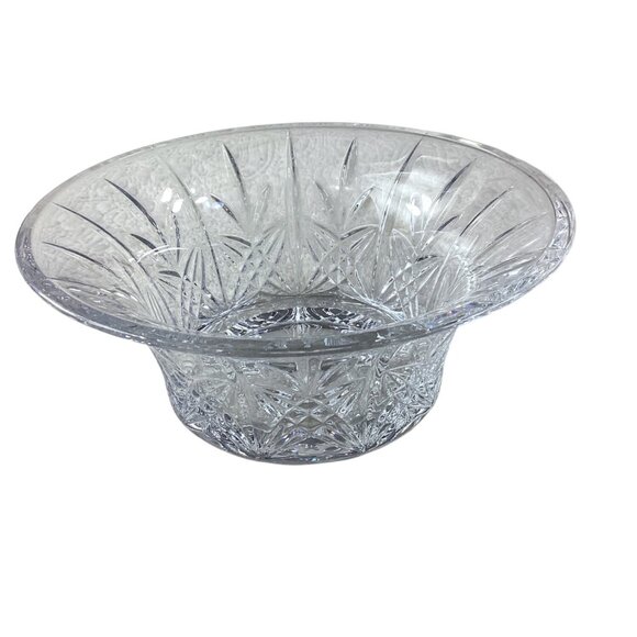 Bohemia 24% Lead Crystal Decorative Bowl*Czech Republic *NWB - Picture 1 of 9